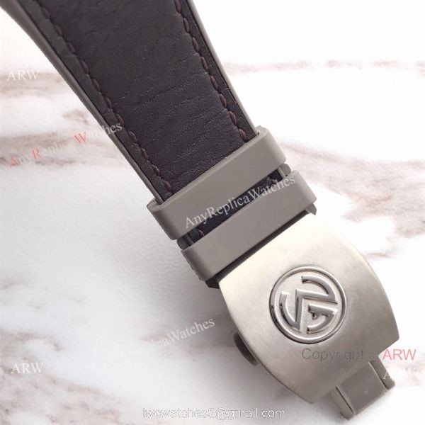 Swiss 1:1 Knock off Franck Muller V45 Titanium Watch Gray Face 45mm