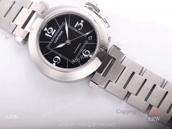 Best Quality Cartier Pasha 2020 Ladies Watches Automatic Replica With Black Dial