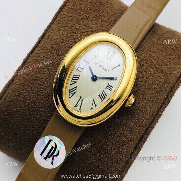 Grade 1A Replica Cartier Baignoire Gold Watch 32mm