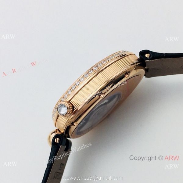 Breguet Reine De Naples Ladies Swiss 1:1 Rose Gold Replica Watch