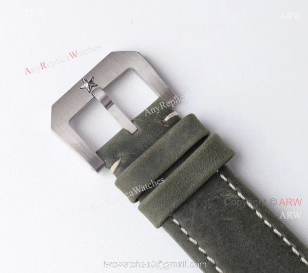 AAA Swiss Grade Replica Zenith Pilot Type 20 Extra Special Chronograph Dial Green Leather Band Watch