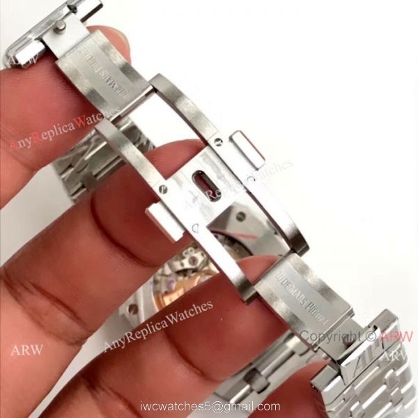 Fake Audemars Piguet Royal Oak Stainless Steel Black Watches 41mm Perfect Gifts