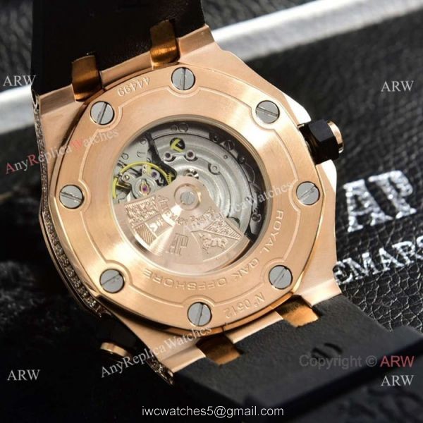 Copy Audemars Piguet Royal Oak Offshore Diver Diamond Watch Stainless Steel