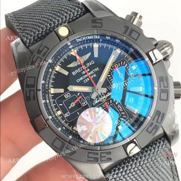 Replica Breitling Chronomat B01 Swiss 7750 Watch All Black