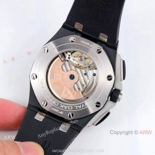 Audemars Piguet Royal Oak offshore SS Blue Face Watch Fake AP Skeleton Watch
