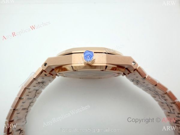 Audemars Piguet Royal Oak Rose Gold 43mm Watch / Fake AP Skeleton