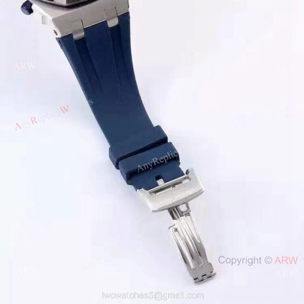 Fake Audemars Piguet Royal Oak Offshore SS Blue Watches with Super Luminous