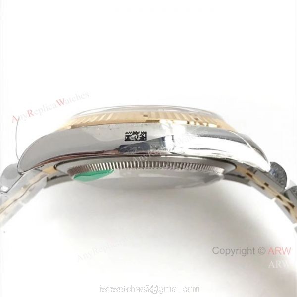 AR factory Replica Rolex DateJust 904L 3135 Watches Two Tone Jubilee Bracelet