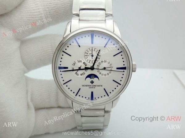 Vacheron Constantin Watch Replica For Sale Ss Perpetual Calendar Face