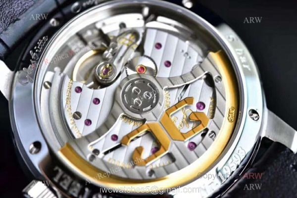 Swiss Replica Glashutte Senator Panorama Date Moon Phase Watch SS White Dial