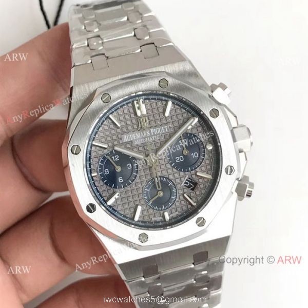 Swiss 7750 Royal Oak Audemars Piguet Replica Watches Gray Dial 26331OR