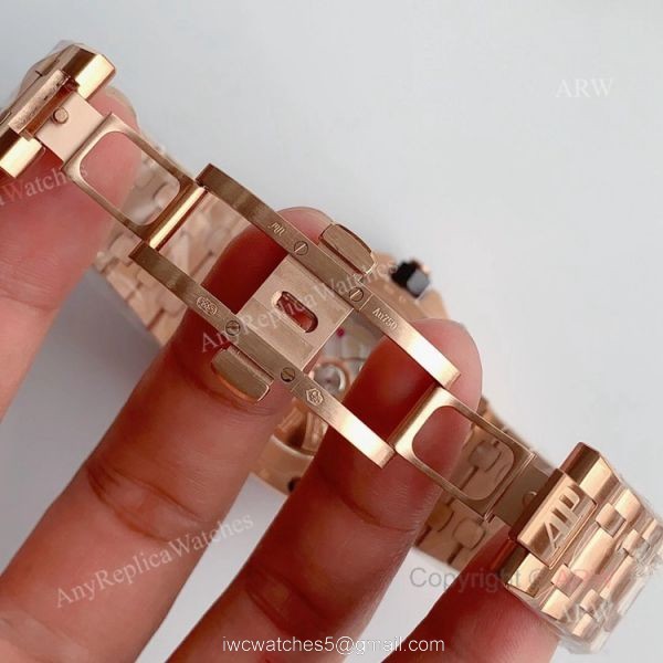 JF Factory Replica Audemars Piguet Royal Oak Offshore Rose Gold 26470OR Chronograph Watch 42mm