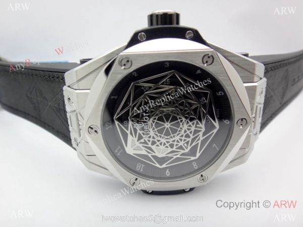 Swiss Grade Hublot Big Bang Sang Bleu Stainless Steel Watch 2019 Replica