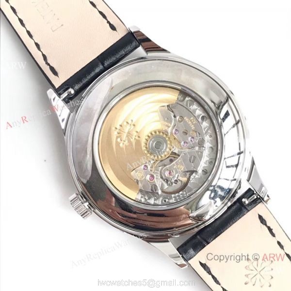 Swiss Grade One Patek Philippe Moonphase Replica Watch Ref.5396 Gray Rhodium Annual Calendar Face
