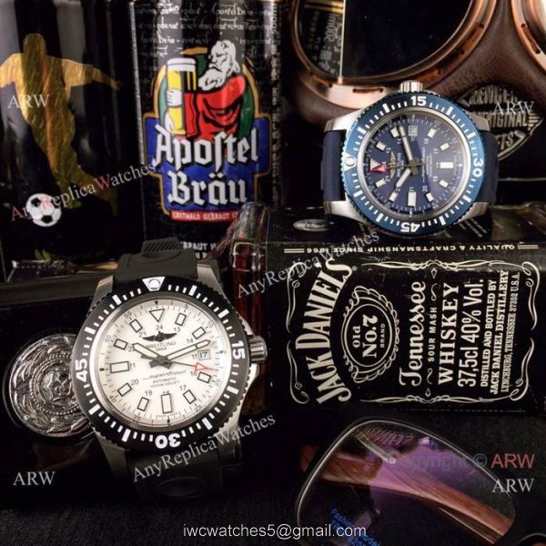 New Replica Breitling Avenger Superocean Watches Blue Bezel Blue Dial