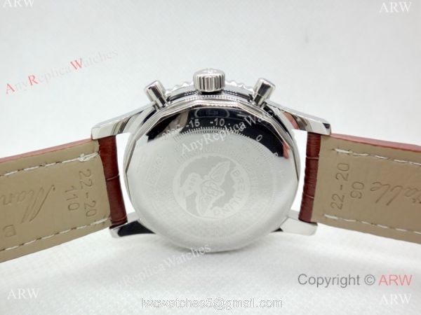 Copy Breitling Navitimer Chronometre Japanese Watch SS Brown Dial