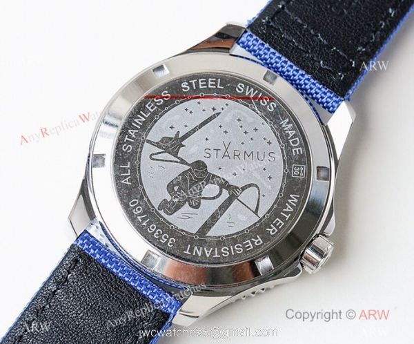 Swiss Copy Breitling Superocean II Sapphire Glass Watch Silver Case Blue Face