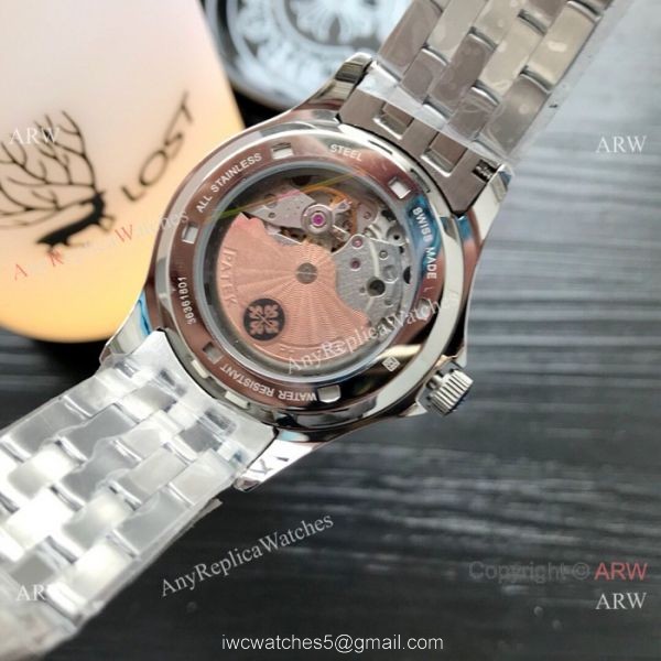 Patek Philippe Geneve Calatrava Stainless Steel 40mm Watches Copy