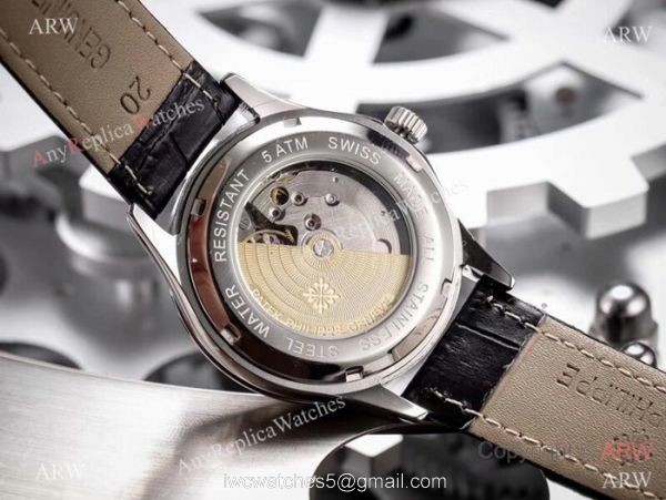 Fake Patek Philippe Calatrava 42mm Watch Rose Gold Bezel