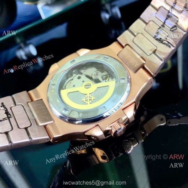 Copy Patek Philippe Nautilus Two Tone Gold Dial Watch For Sale