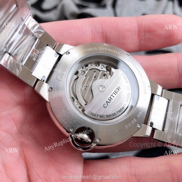 Ballon Bleu de Cartier 82S5 Replica Watch Two Tone Rose Gold Swiss Quality