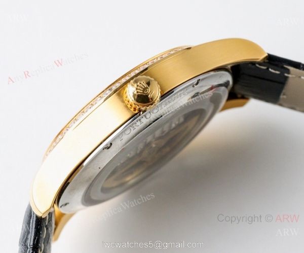 New Copy Rolex Datejust Moonphase Gold Watch Swiss 8217 Movement