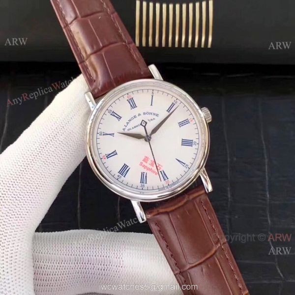 Copy A.Lange Sohne Black Dial Men Watches Swiss Quality
