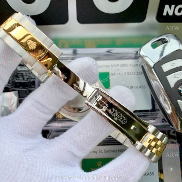 Asia 8215 Rolex Datejust II Jubilee Bracelet 2-Tone White MOP Dial Watch