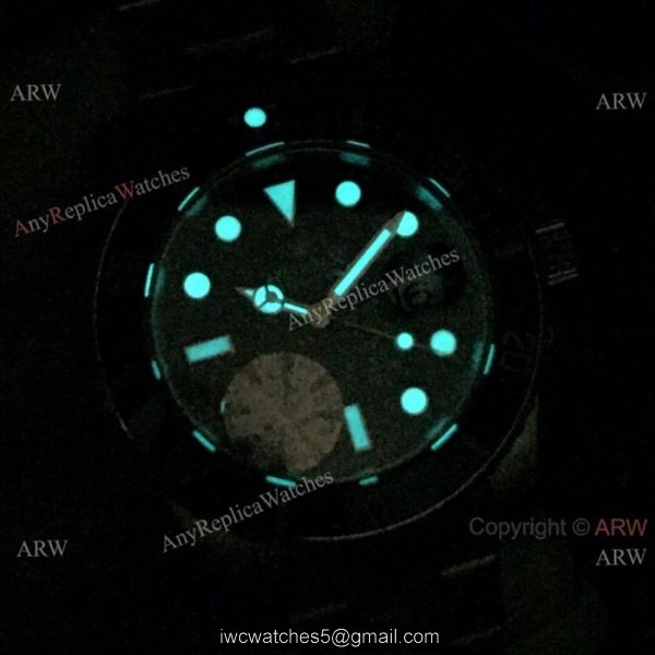AJ Factory A7 Version Submariner Rolex Hulk Replica Watch Ss Green Ceramic