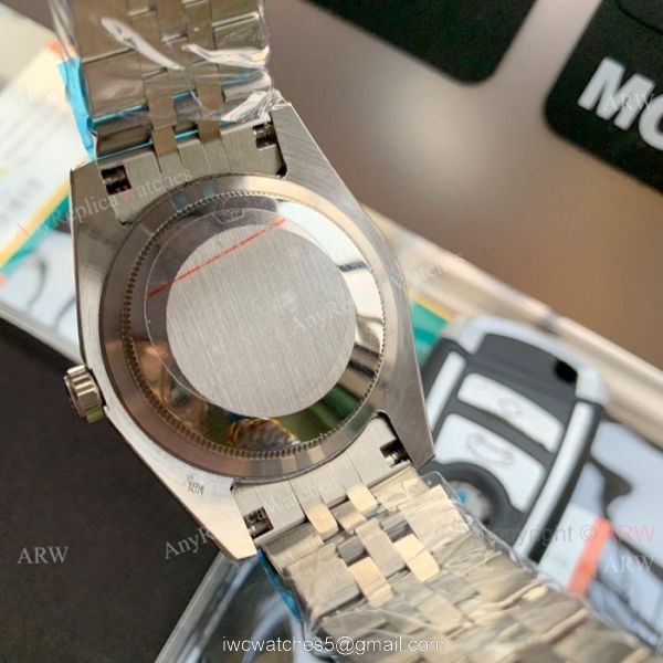 Two Tone Green Face Replica Rolex Datejust Jubilee Watch Asia 8215 Movement
