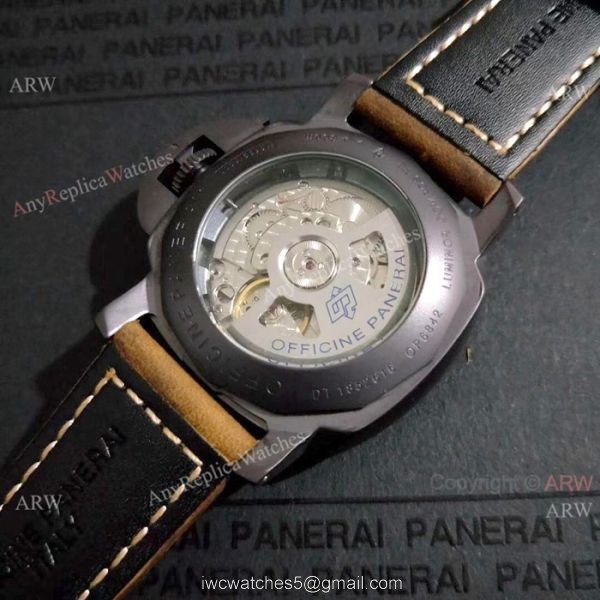 Fake Luminor Panerai GMT Ceramica Black Steel watch PAM0441