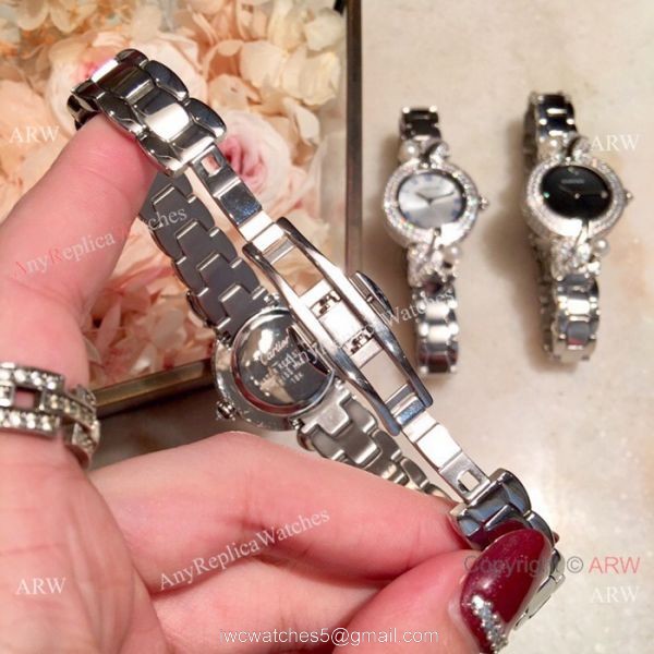 Copy Cartier Women Watch Stainless Steel Sapphire glass Swiss Quality