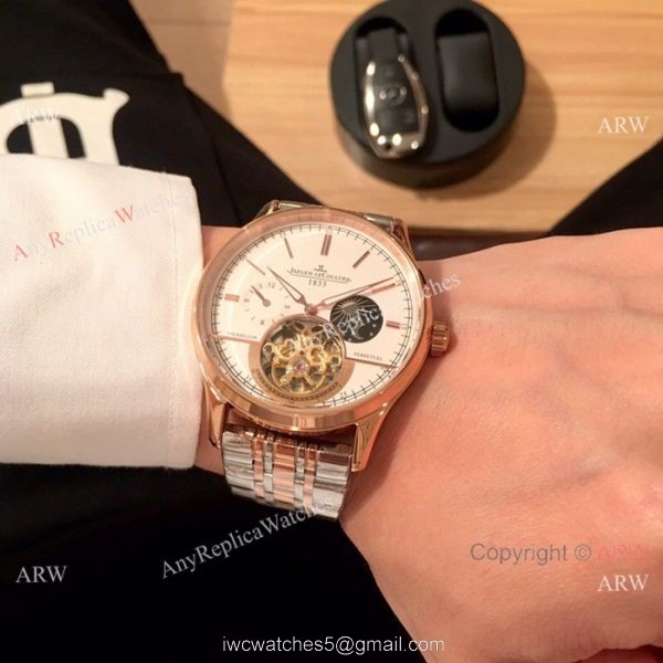 Jaeger-LeCoultre Master Complications Tourbillon Watch Replica 2-Tone Rose Gold