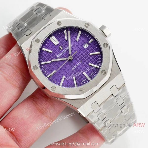 Audemars Piguet Royal Oak Swiss 3120 Watches Fake Stainless Steel Blue Face