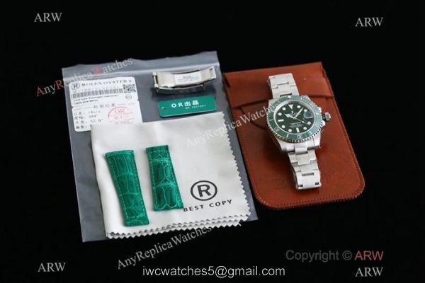 OR Factory V2 Submariner Rolex Hulk Replica Watch with ETA2836 Movement