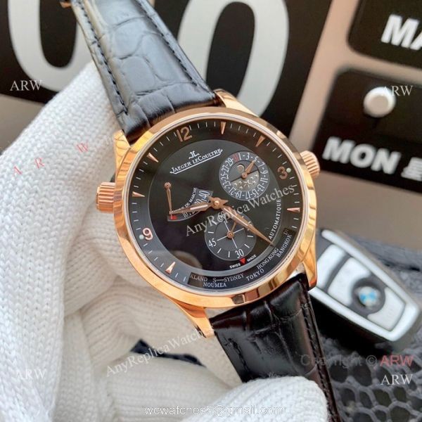 New Copy Jaeger LeCoultre Master Ultra Thin Reserve de Marche Watch SS Silver Face