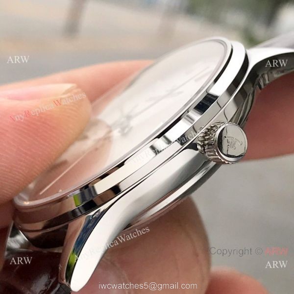 Copy Jaeger LeCoultre Master Swiss 8217 Watch SS Gray Rhodium Dial