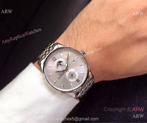 2019 Copy Jaeger-LeCoultre Master Moonphase Stainless Steel Watch