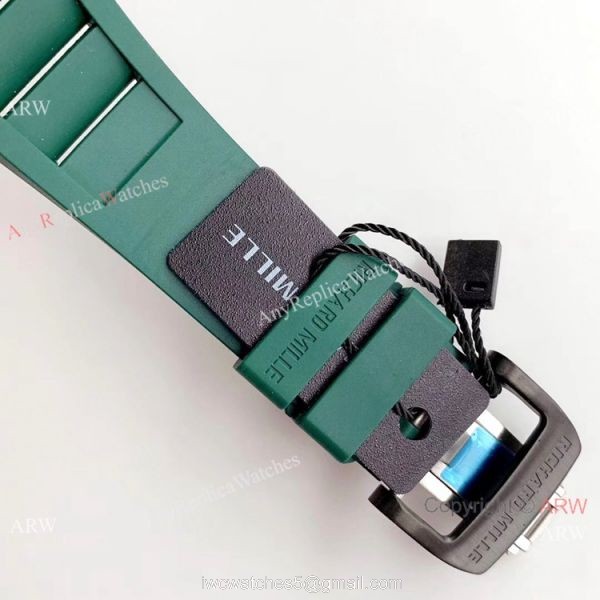AAA Replica Richard Mille RM 035-01 Rafa Rafael Nadal Watch Green Rubber Band