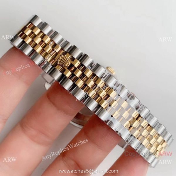 Copy Rolex Datejust 36mm Two Tone 904L Watch from AR Rolex Factory