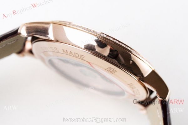 Swiss Grade 1 Blancpain Villeret Ultraplate Replica Watch Rose Gold Diamond Lovers watch