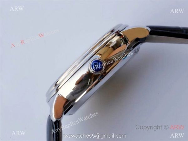 Best 1-1 Replica JB Factory Blancpain Villeret REAL Tourbillon Watch SS Black Dial