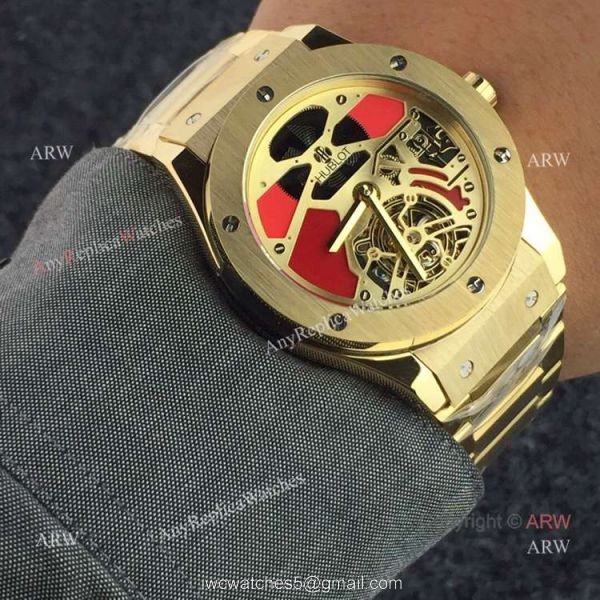New Fake Hublot Classic Fusion Tourbillon 45mm Watches
