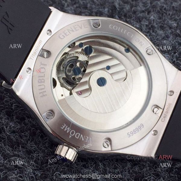 Replica Hublot Classic Fusion Squelette Tourbillon All Black Watches