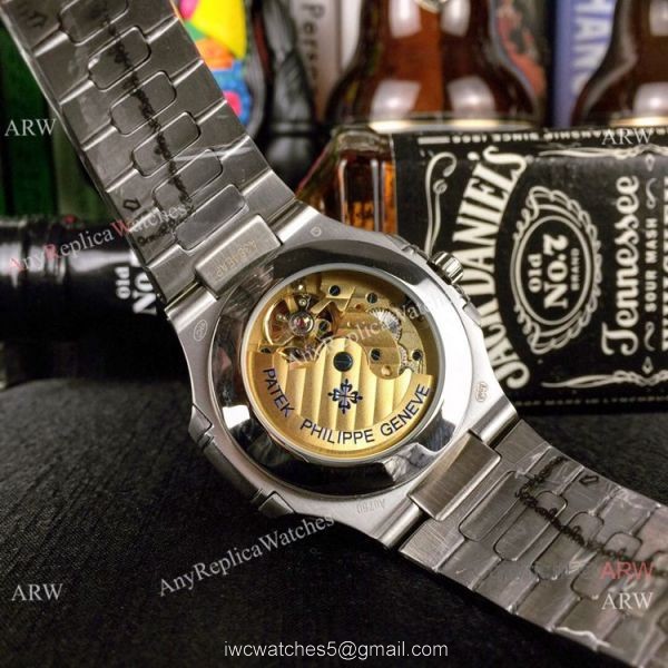 Best Copy Replica Patek Philippe Tourbillon Stainless Steel Black Dial Watches 40mm