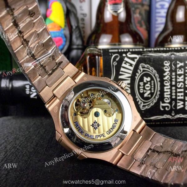 Best Replica Patek Philippe Tourbillon Watches 40mm Rose Gold and White