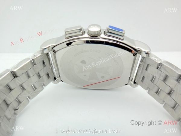 Vacheron Constantin Copy Watch Stainless steel Chronograph Blue Stick