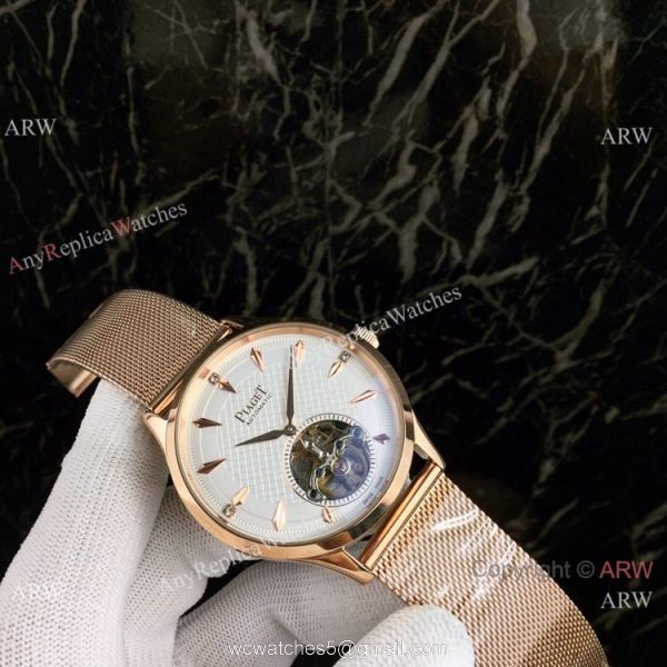 Piaget Polo Tourbillon Rose Gold Watches Best Replica