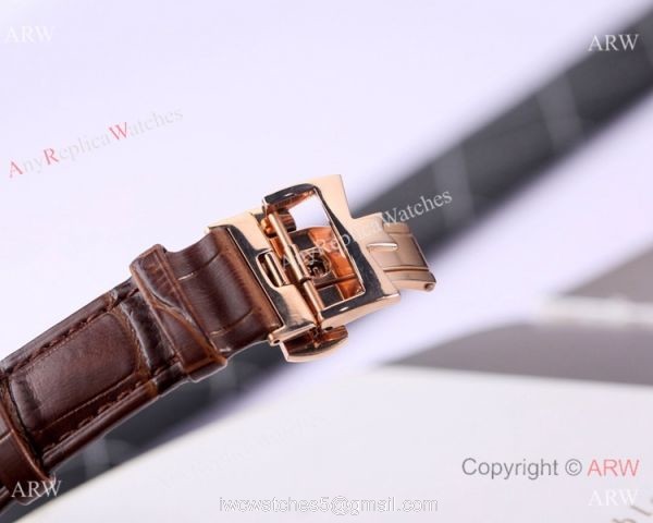 2019 Copy Vacheron Constantin Power Reserve Watches Rose Gold Silver Dial