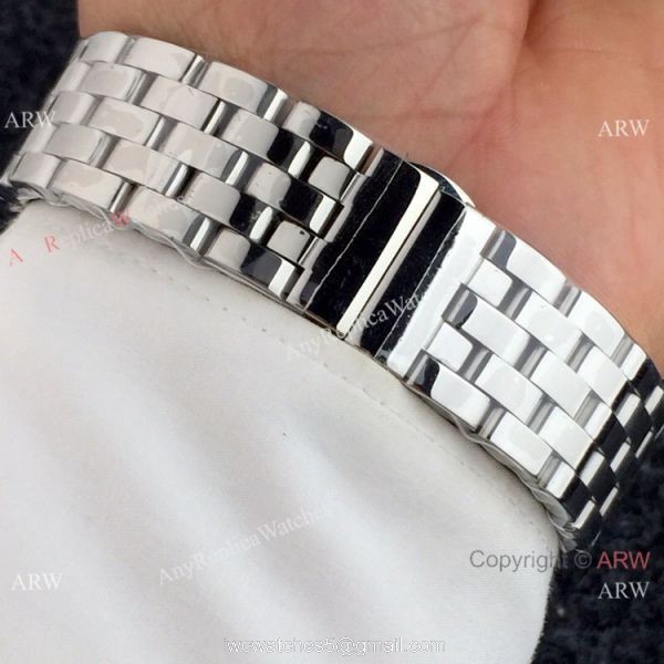 Replica Vacheron Constantin Geneve Automatic Watch SS Black Face